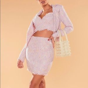 NWT blazer and skirt tweed set!